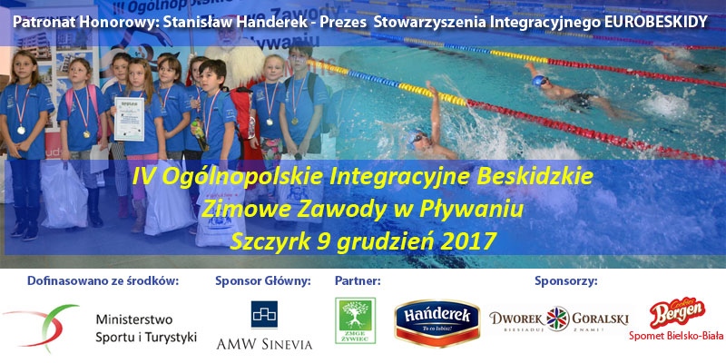 foto:Ogólnopolskie Integracyjne Beskidzkie Zimowe Zawody w Pływaniu